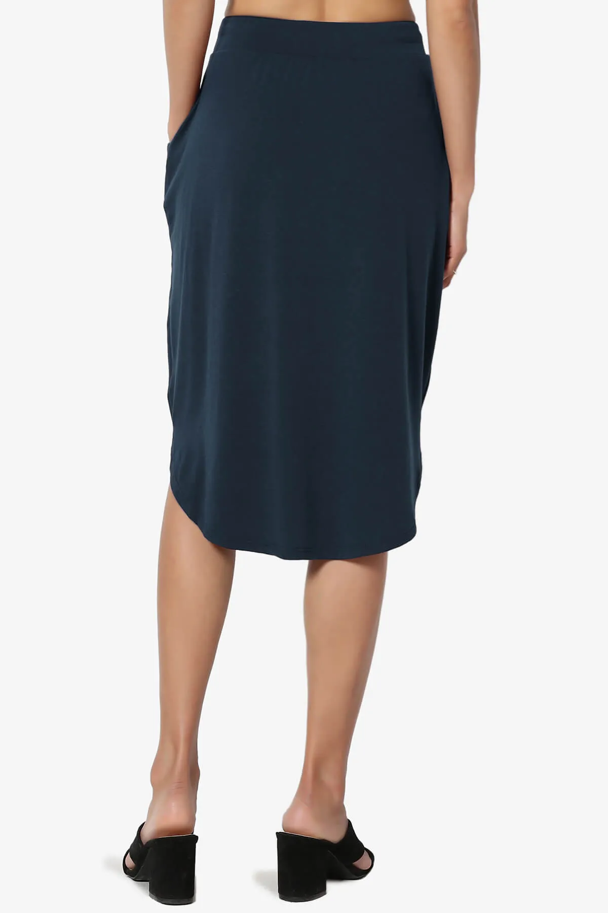 Eclipse Drawstring Midi Skirt