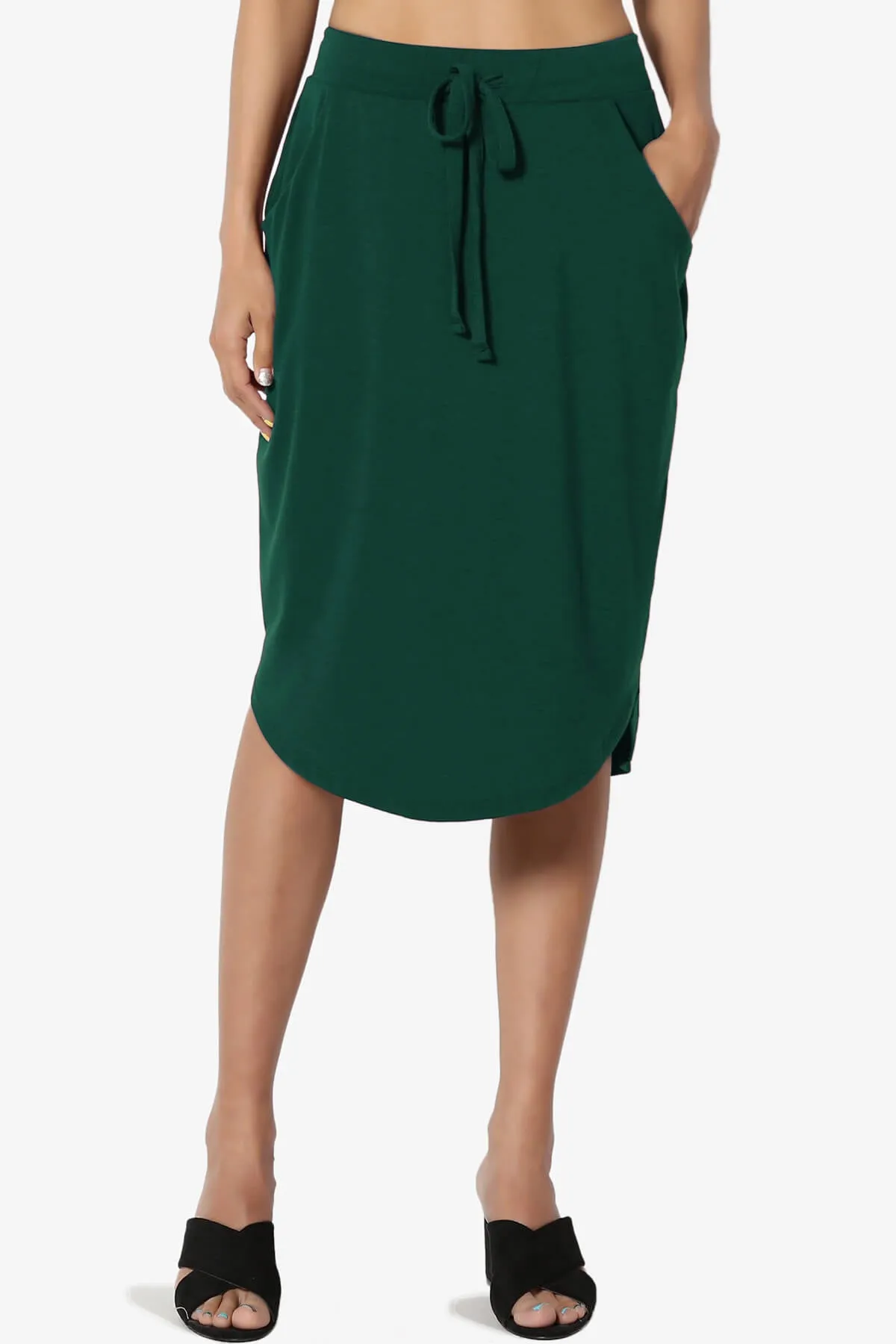 Eclipse Drawstring Midi Skirt