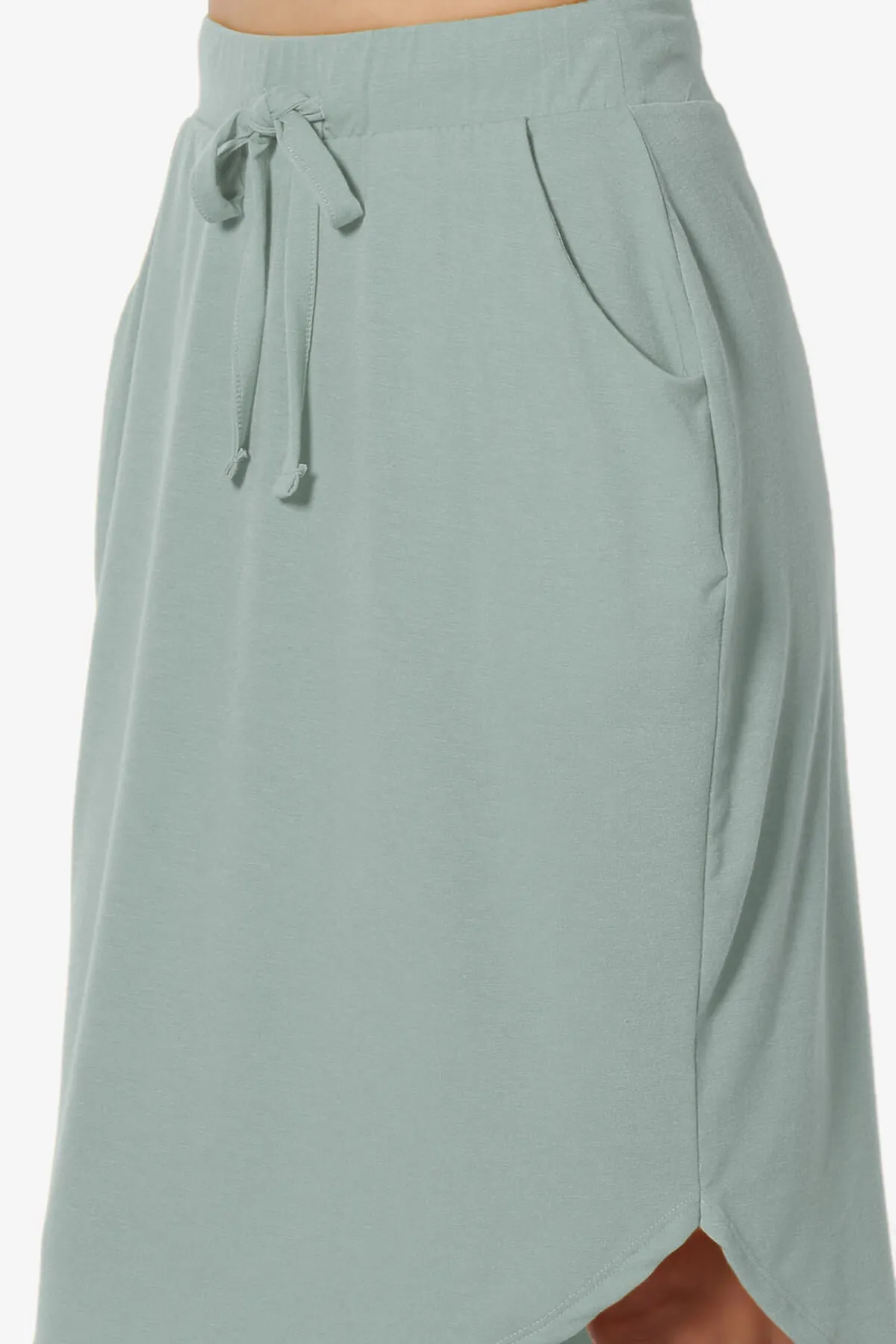 Eclipse Drawstring Midi Skirt