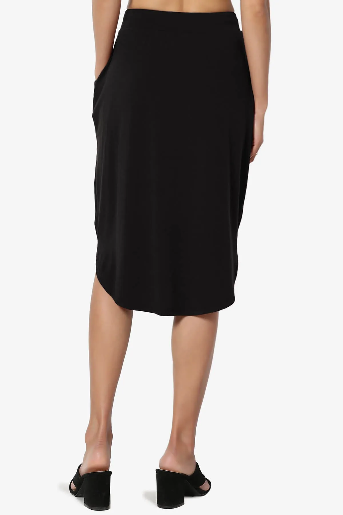Eclipse Drawstring Midi Skirt