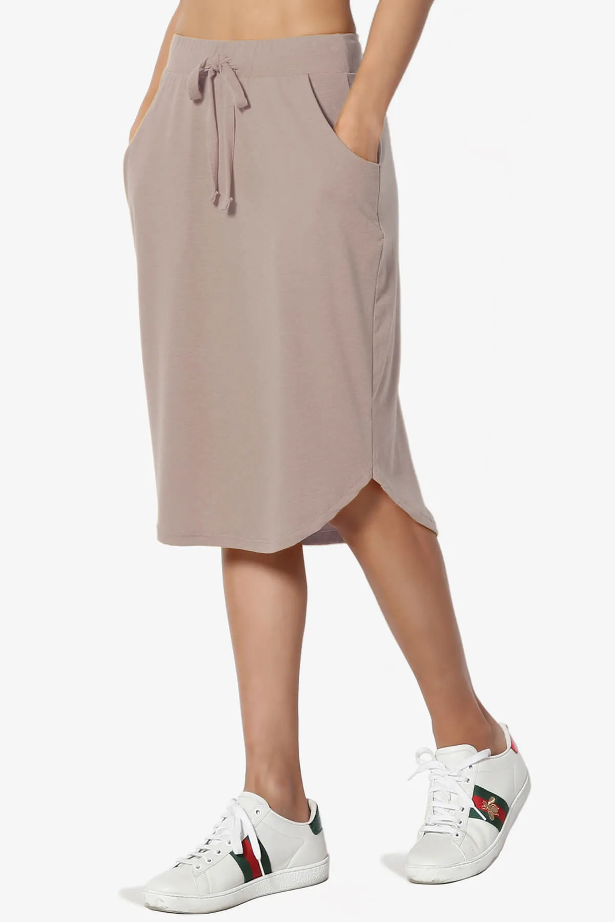 Eclipse Drawstring Midi Skirt