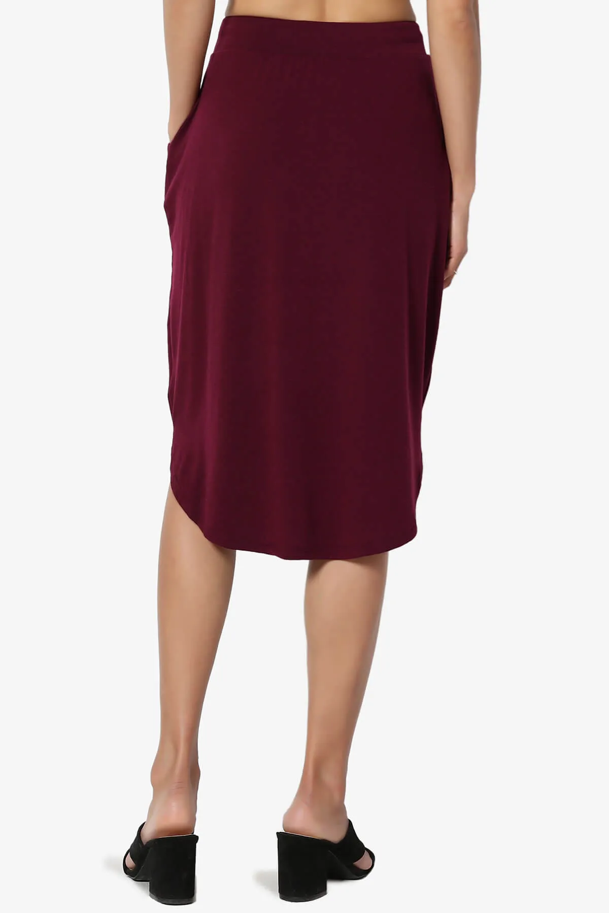 Eclipse Drawstring Midi Skirt