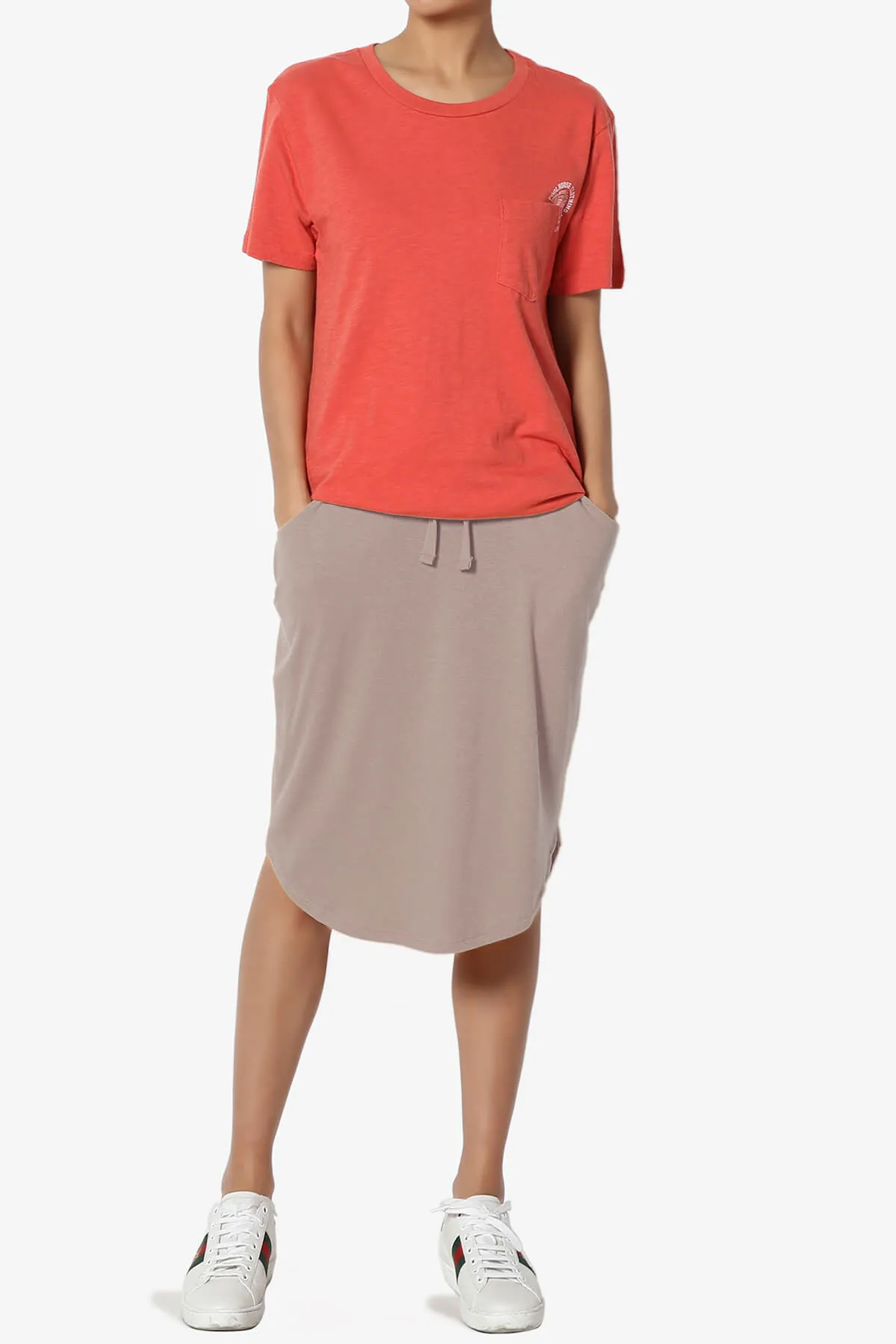 Eclipse Drawstring Midi Skirt