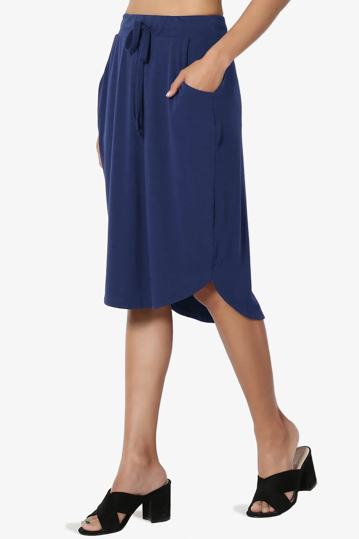 Eclipse Drawstring Midi Skirt