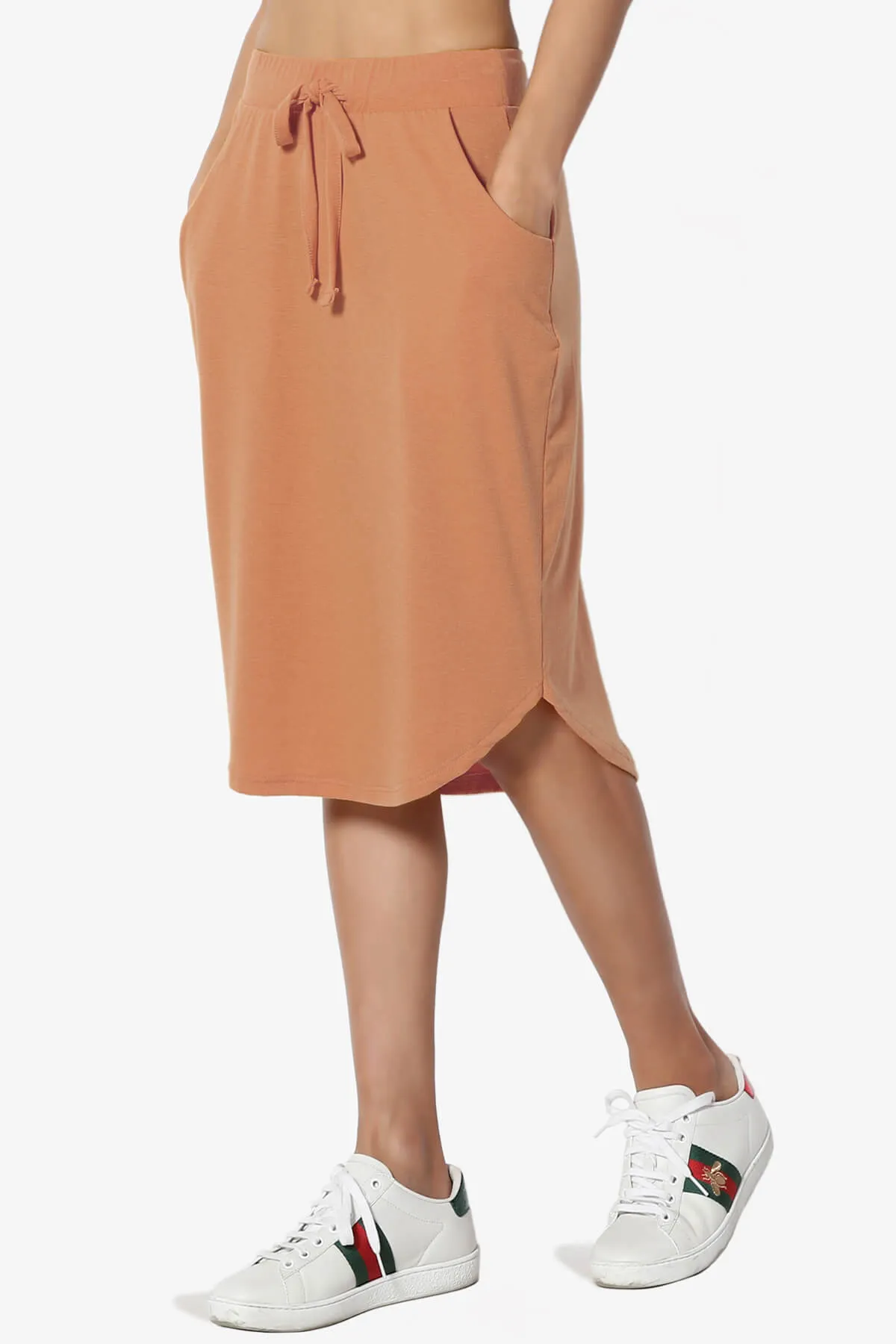Eclipse Drawstring Midi Skirt