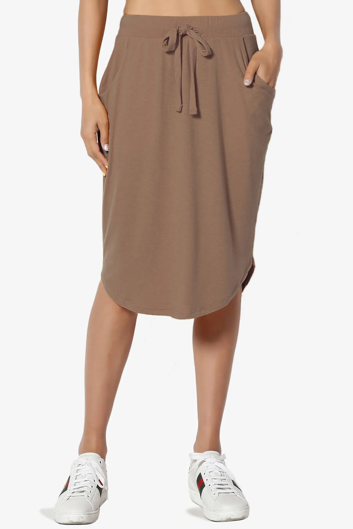Eclipse Drawstring Midi Skirt