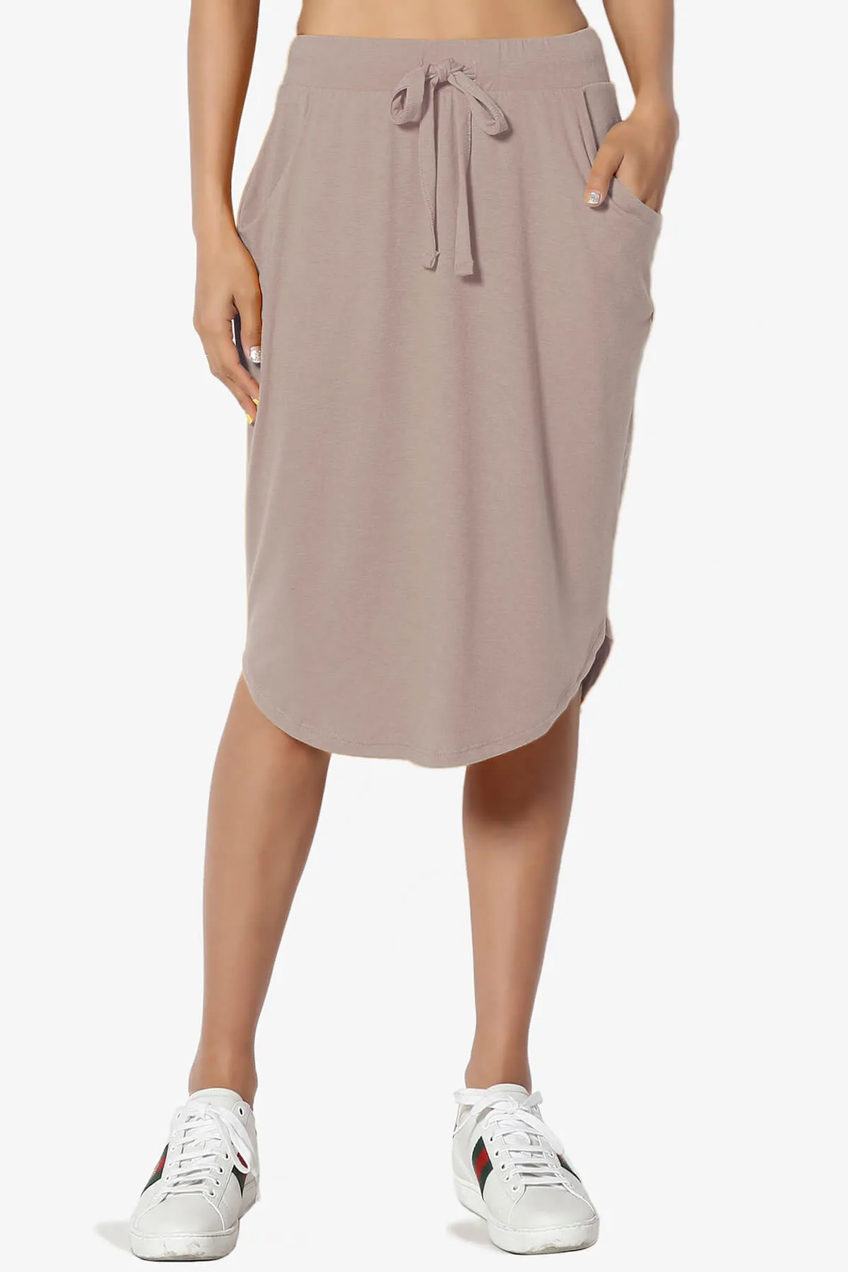 Eclipse Drawstring Midi Skirt