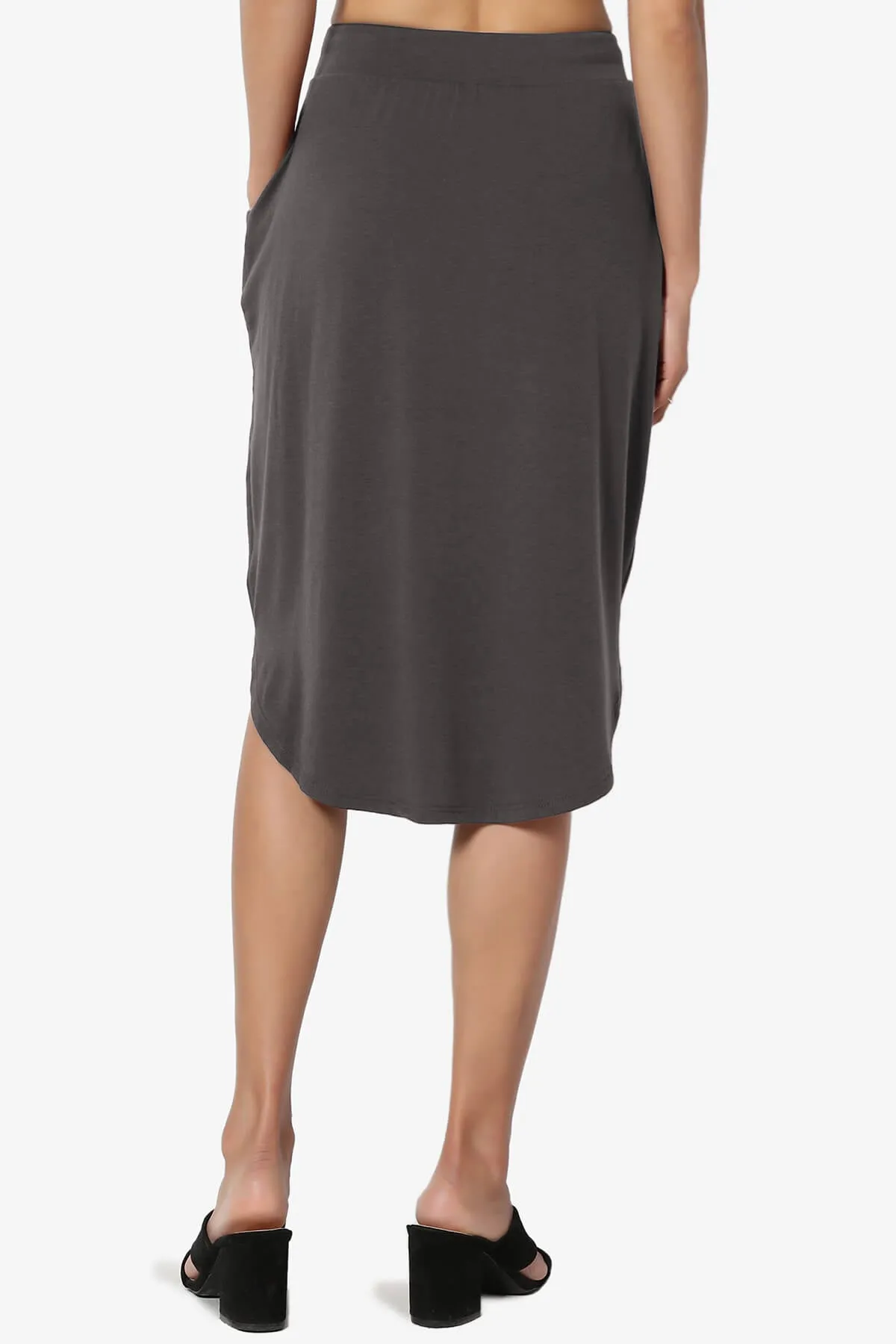 Eclipse Drawstring Midi Skirt