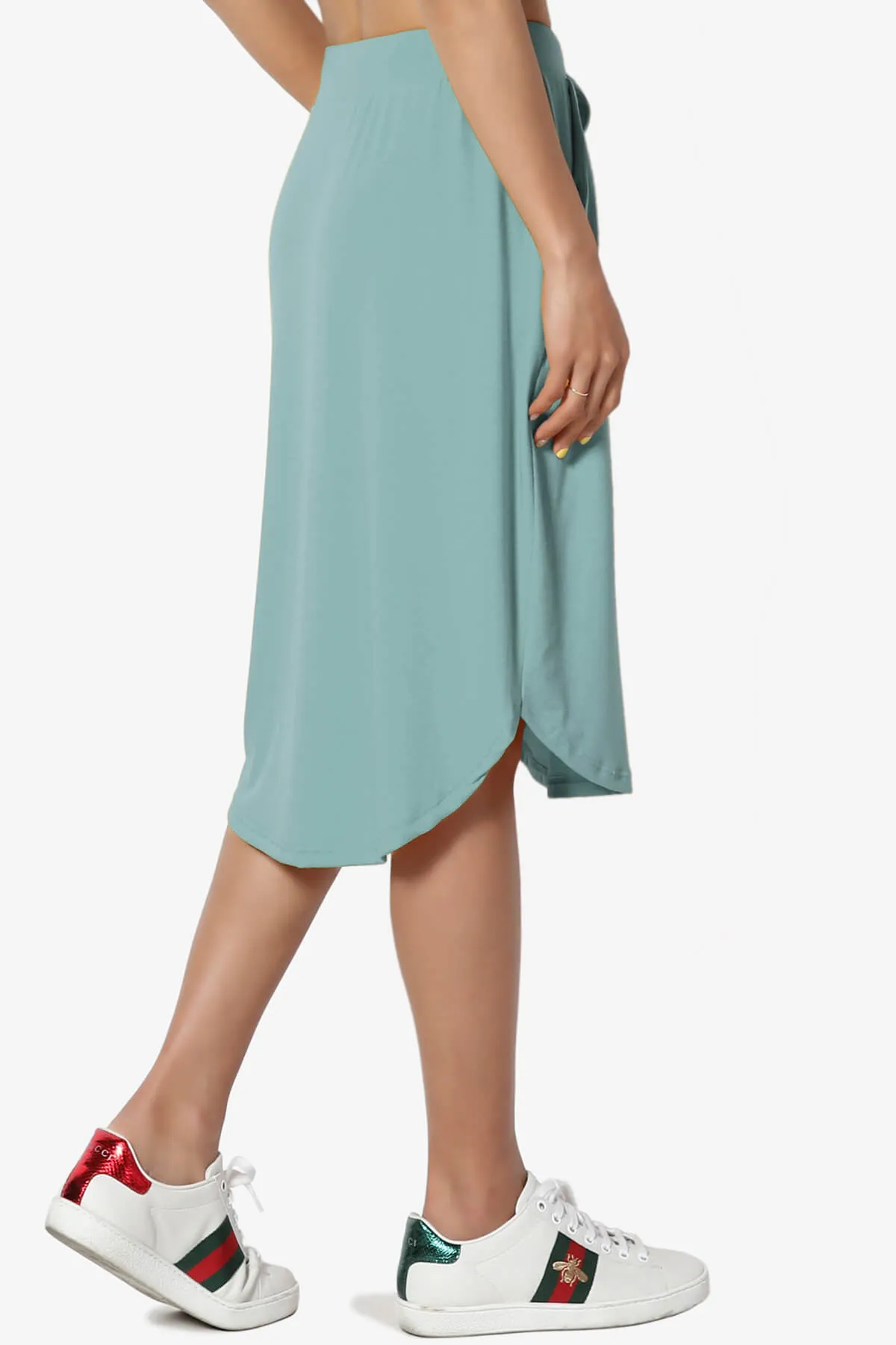 Eclipse Drawstring Midi Skirt