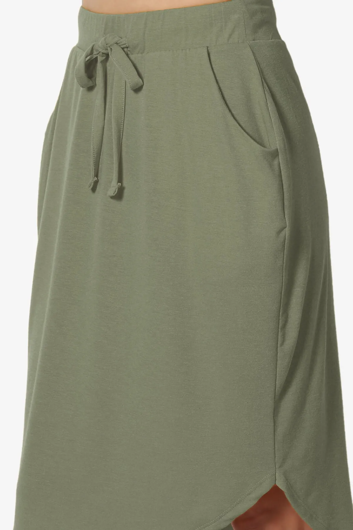 Eclipse Drawstring Midi Skirt