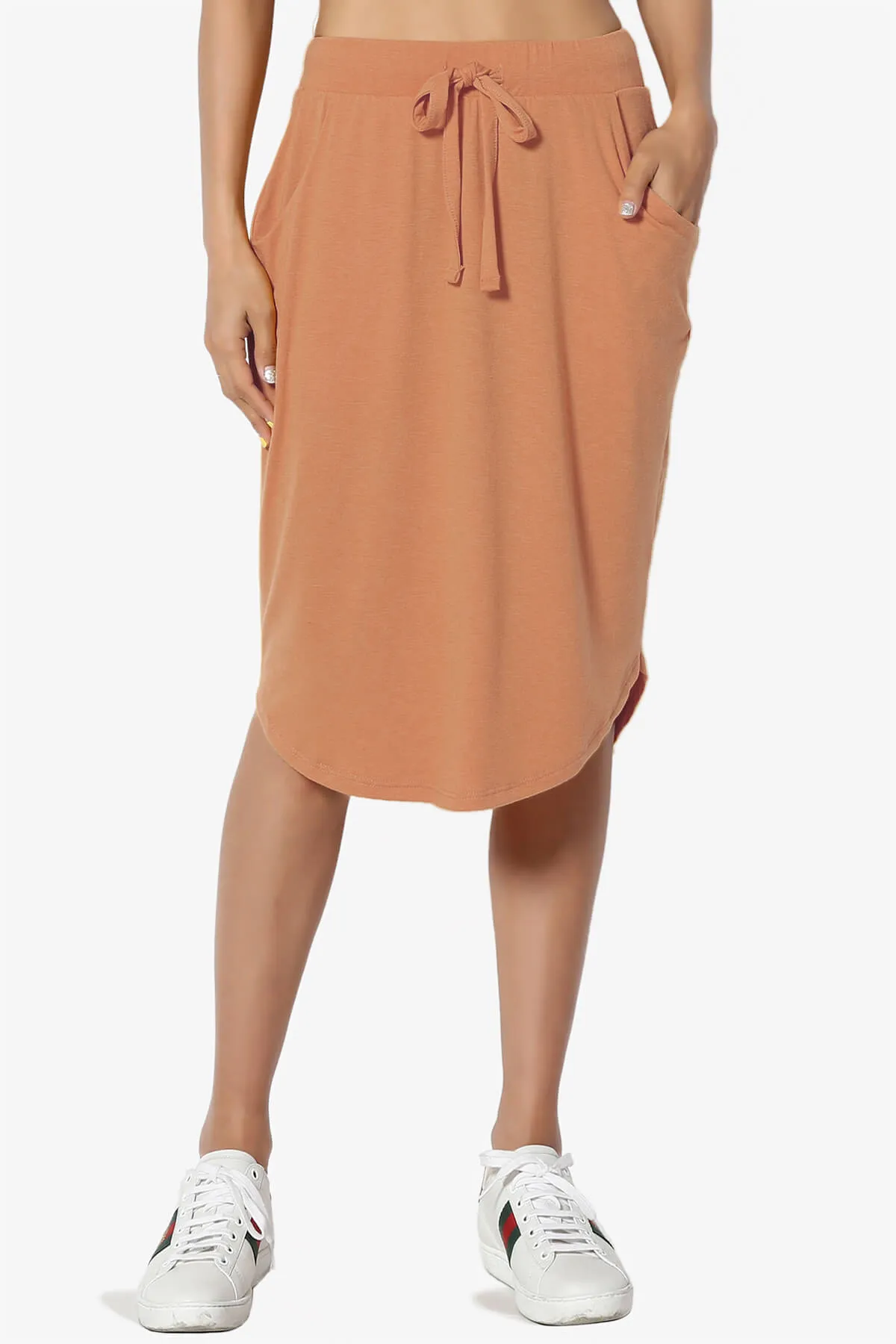 Eclipse Drawstring Midi Skirt
