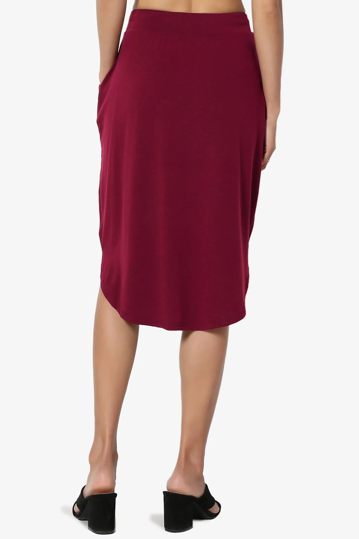 Eclipse Drawstring Midi Skirt