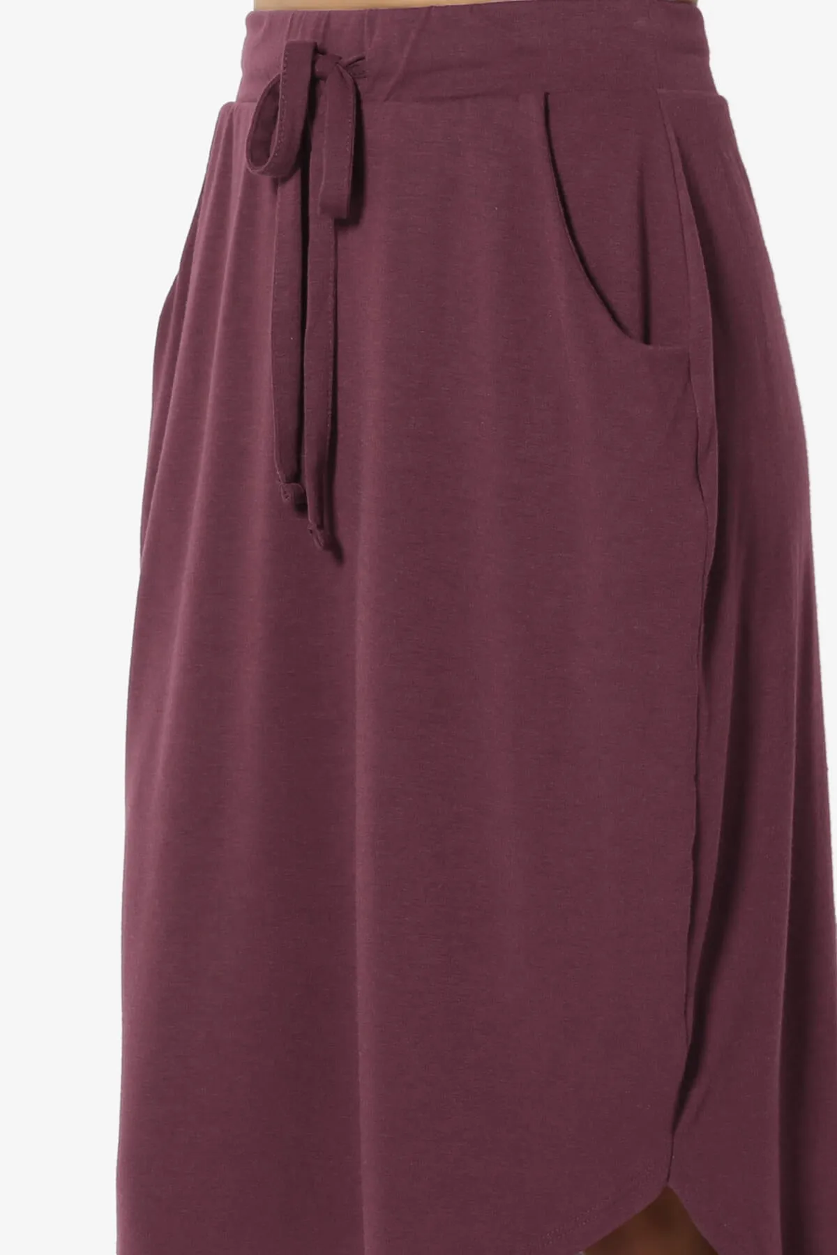 Eclipse Drawstring Midi Skirt
