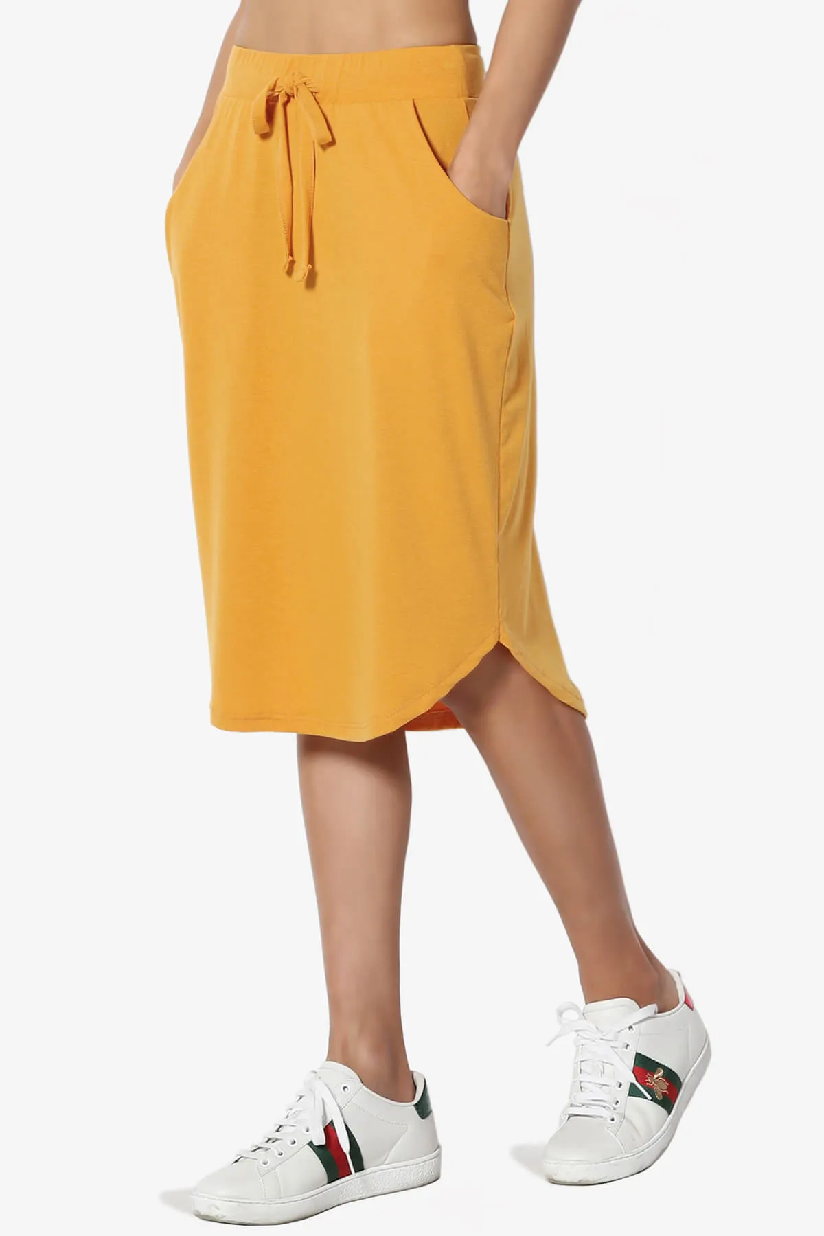 Eclipse Drawstring Midi Skirt