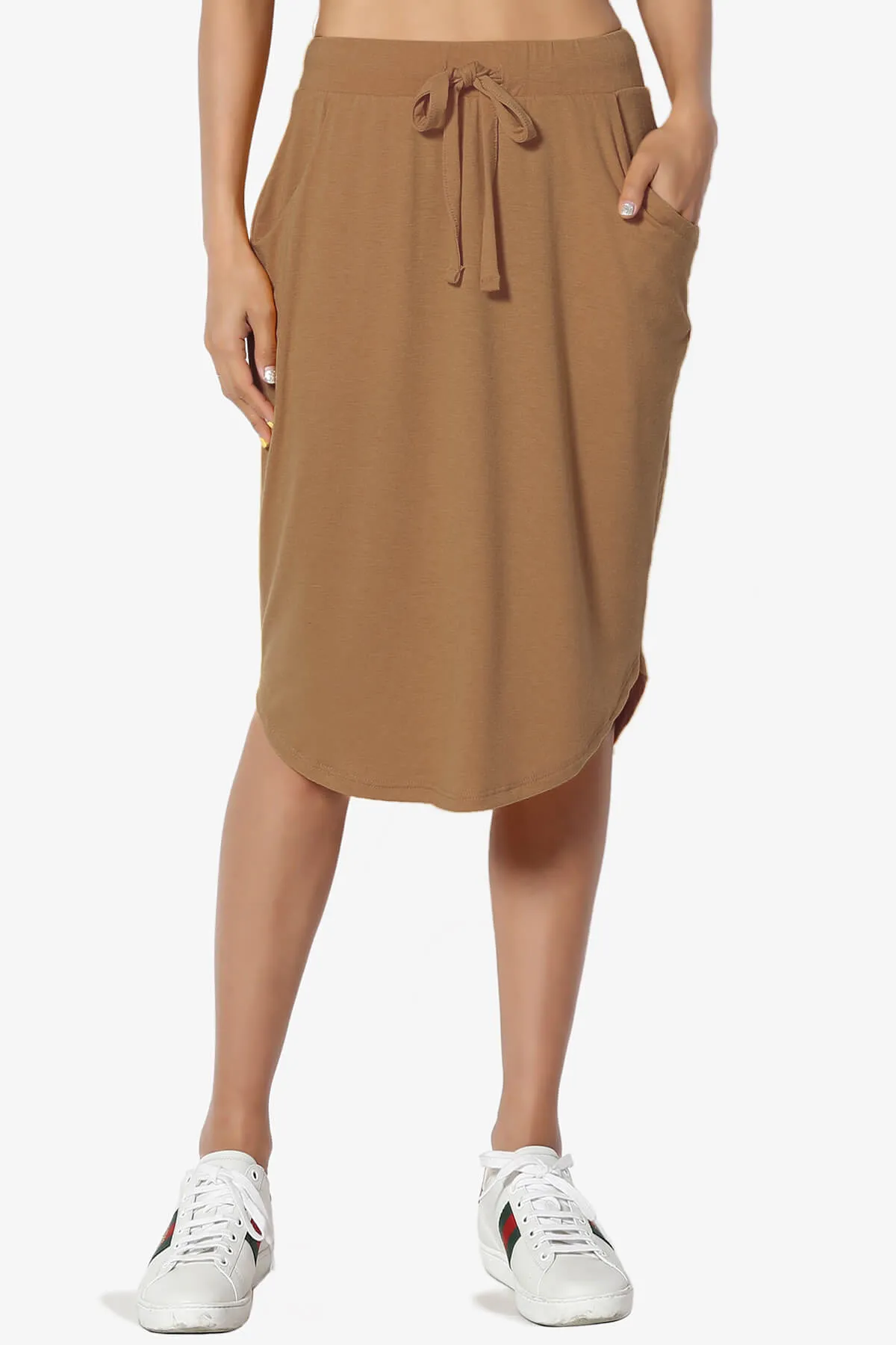 Eclipse Drawstring Midi Skirt