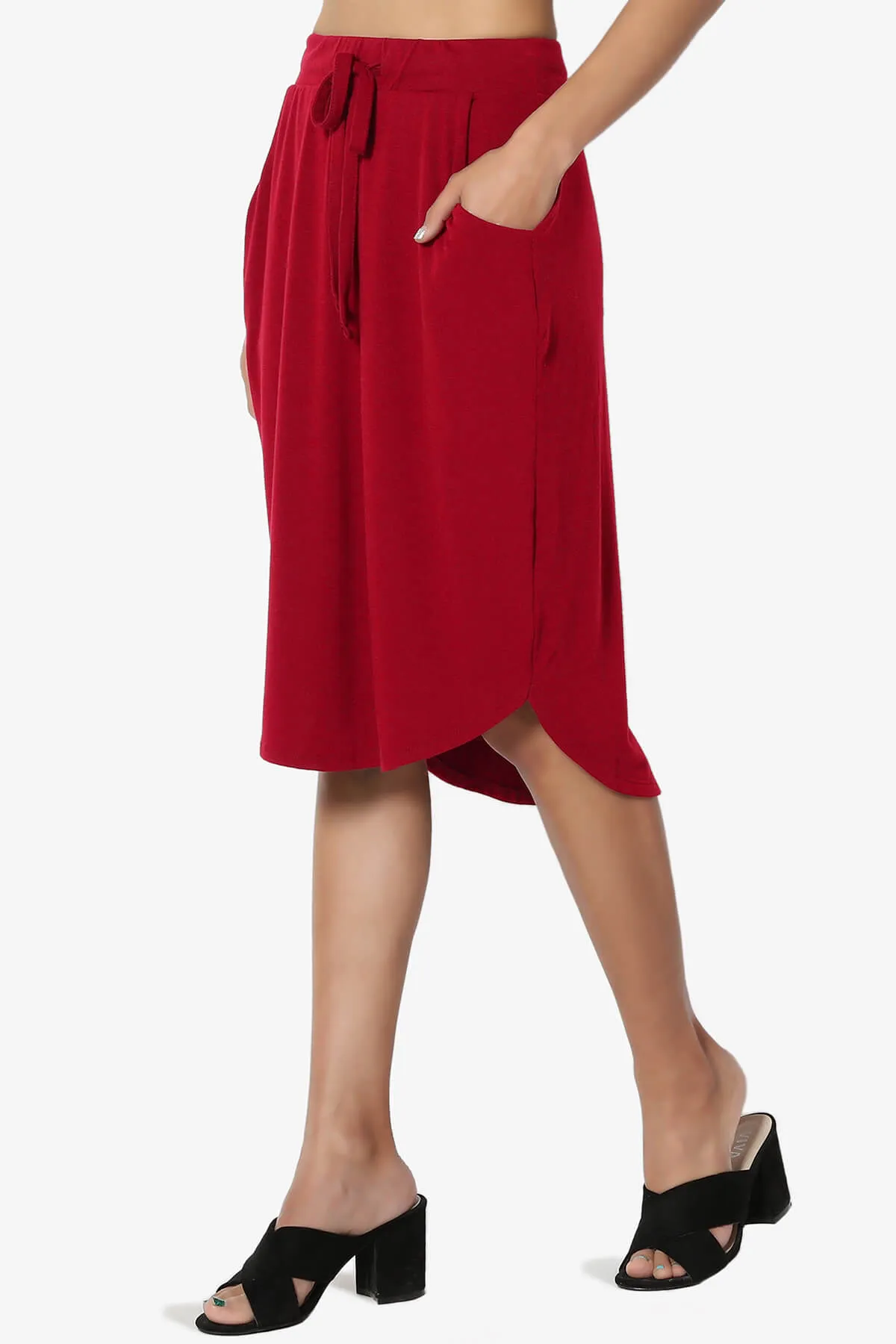 Eclipse Drawstring Midi Skirt