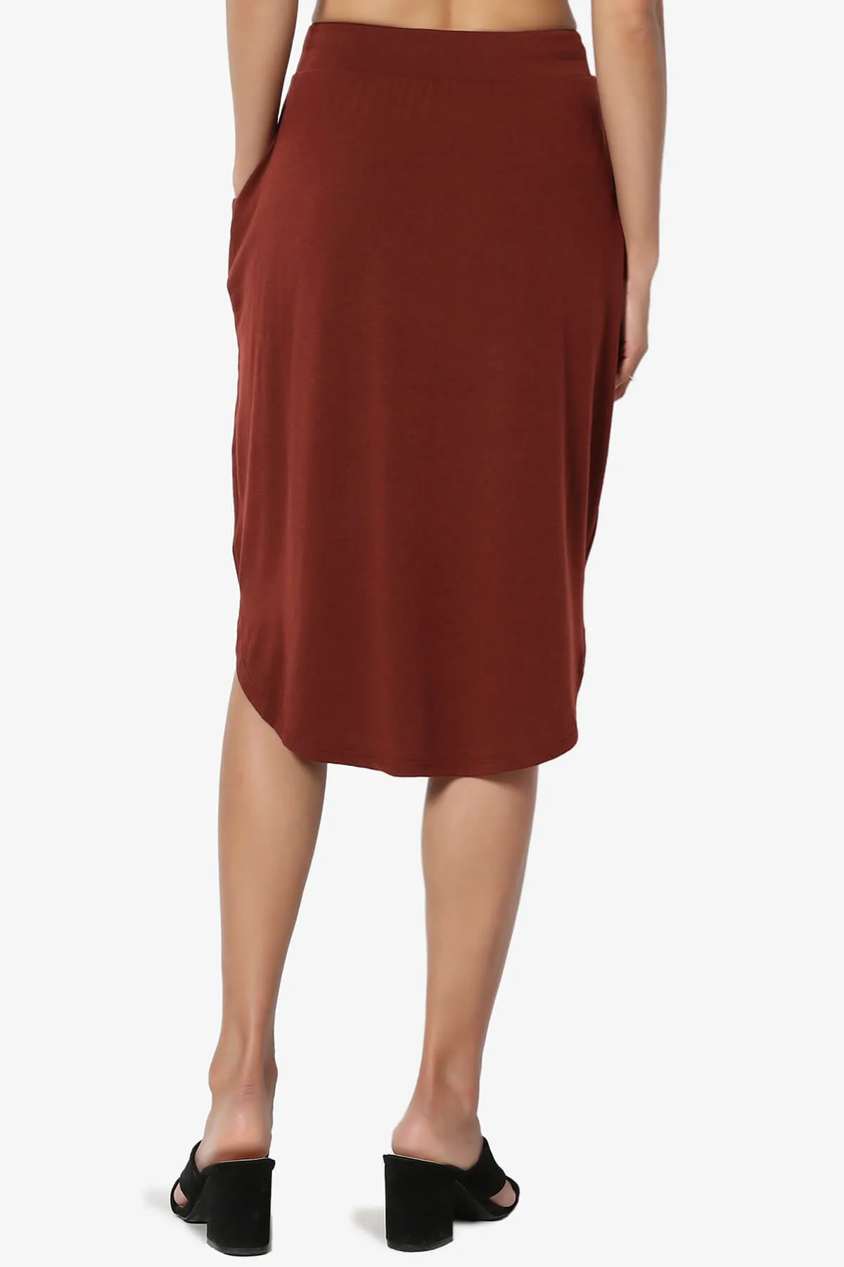 Eclipse Drawstring Midi Skirt