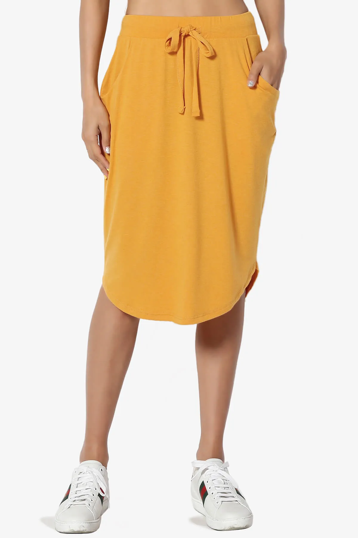 Eclipse Drawstring Midi Skirt