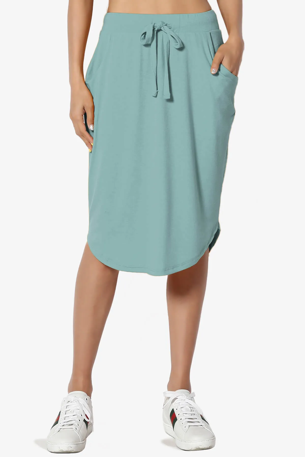 Eclipse Drawstring Midi Skirt