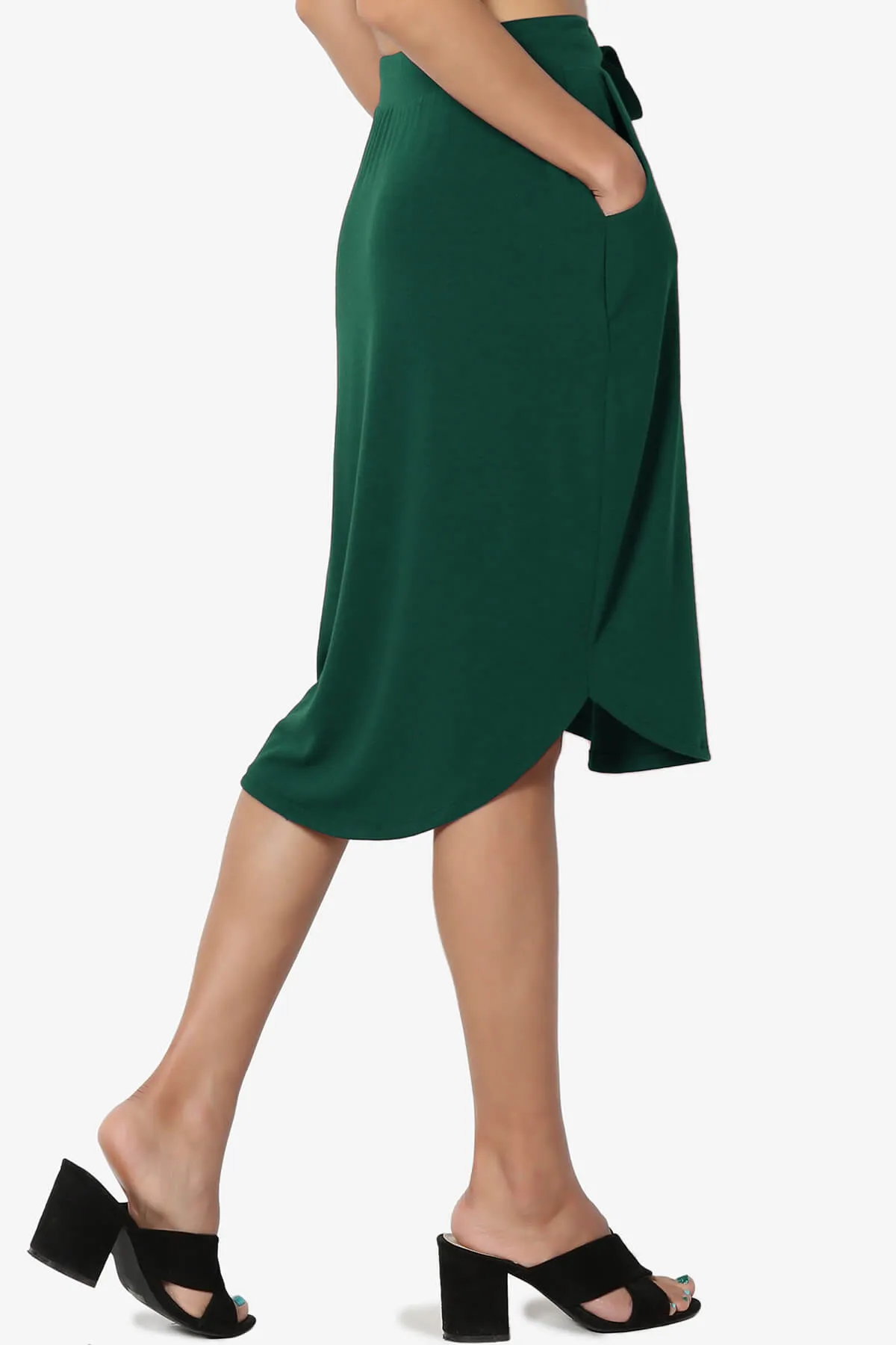 Eclipse Drawstring Midi Skirt