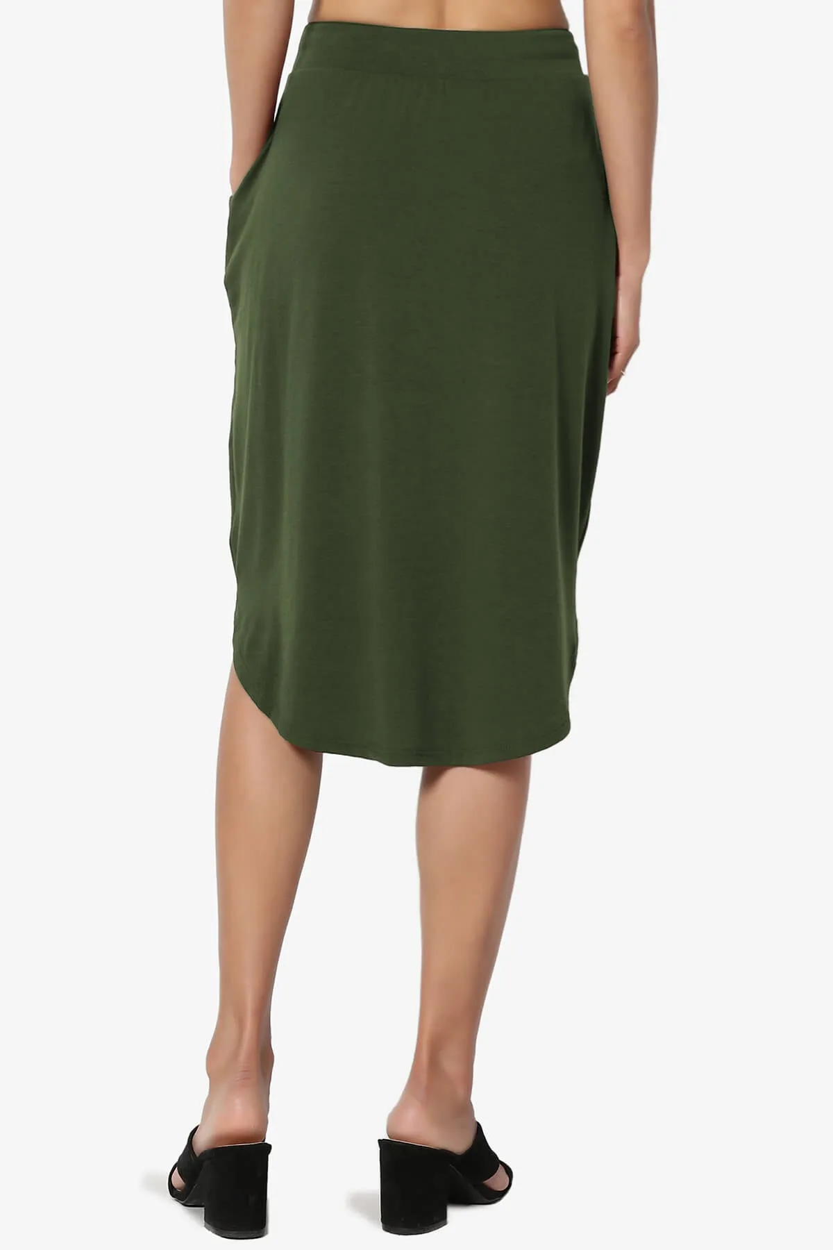 Eclipse Drawstring Midi Skirt