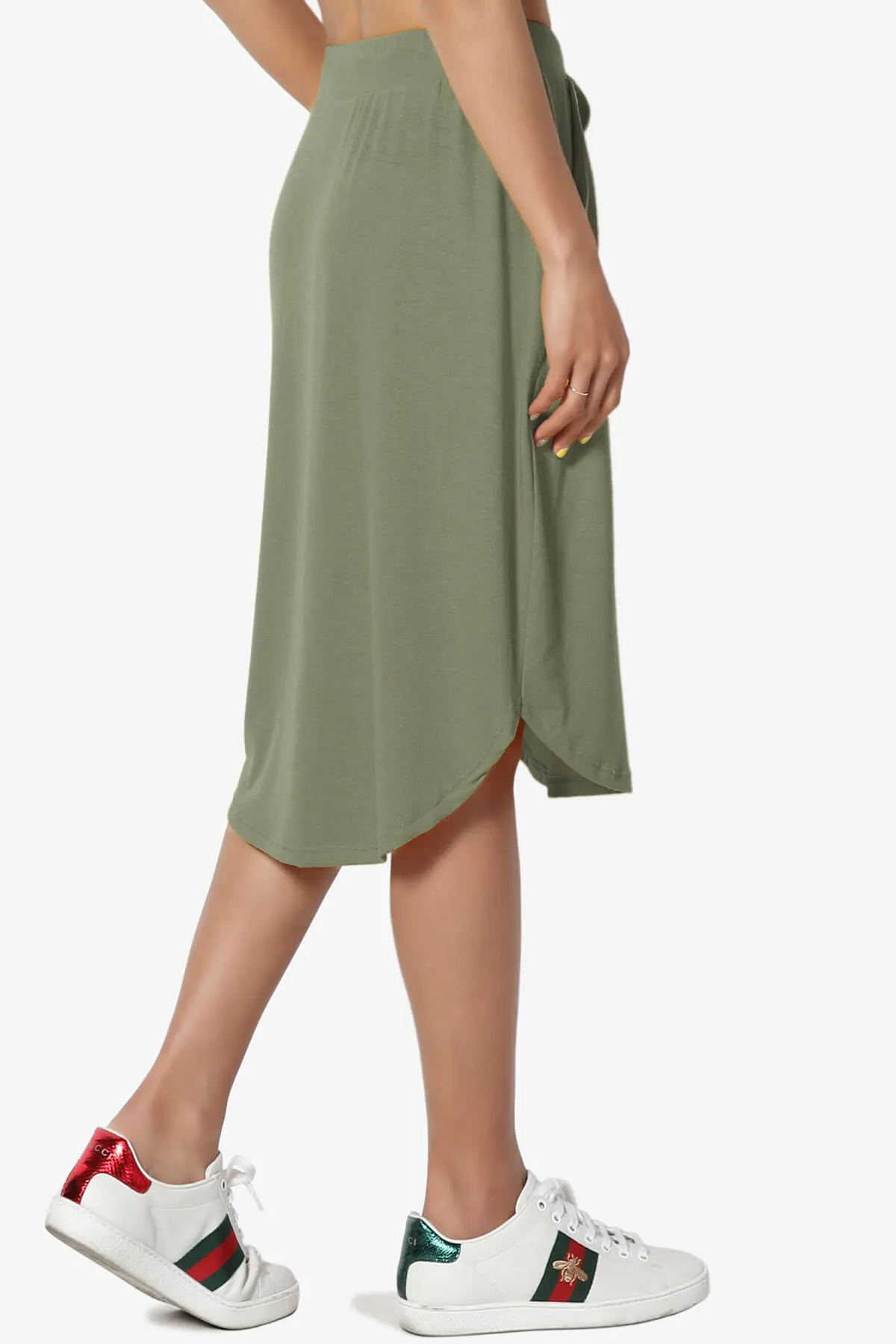 Eclipse Drawstring Midi Skirt