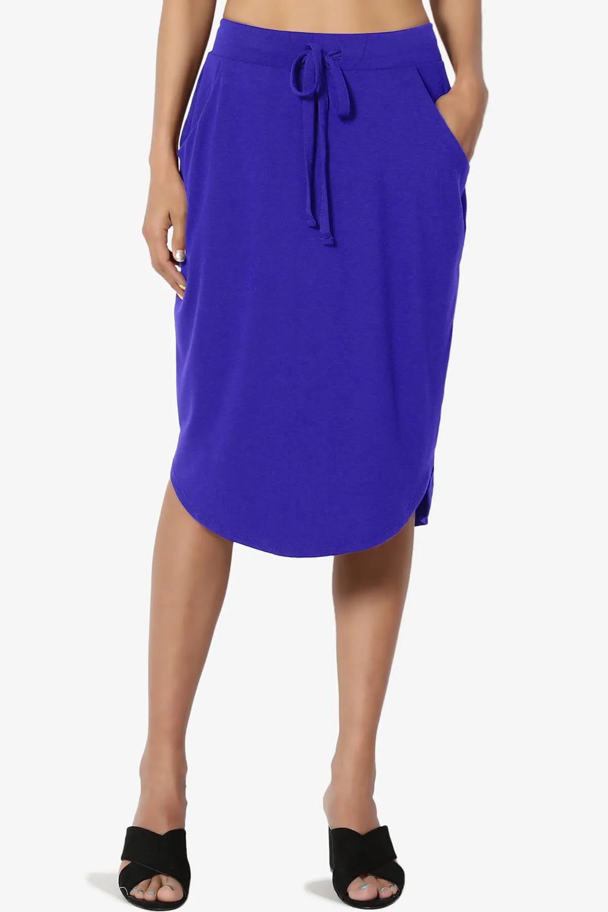 Eclipse Drawstring Midi Skirt