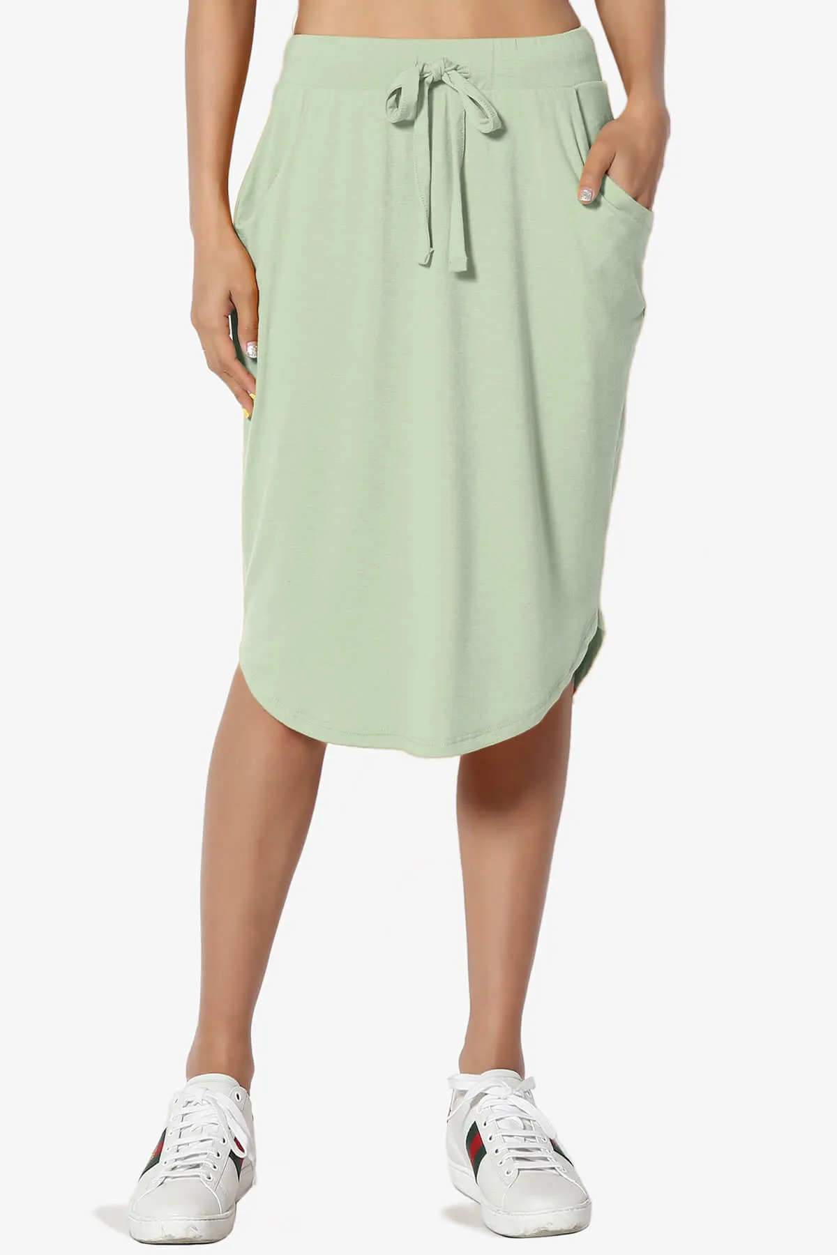 Eclipse Drawstring Midi Skirt
