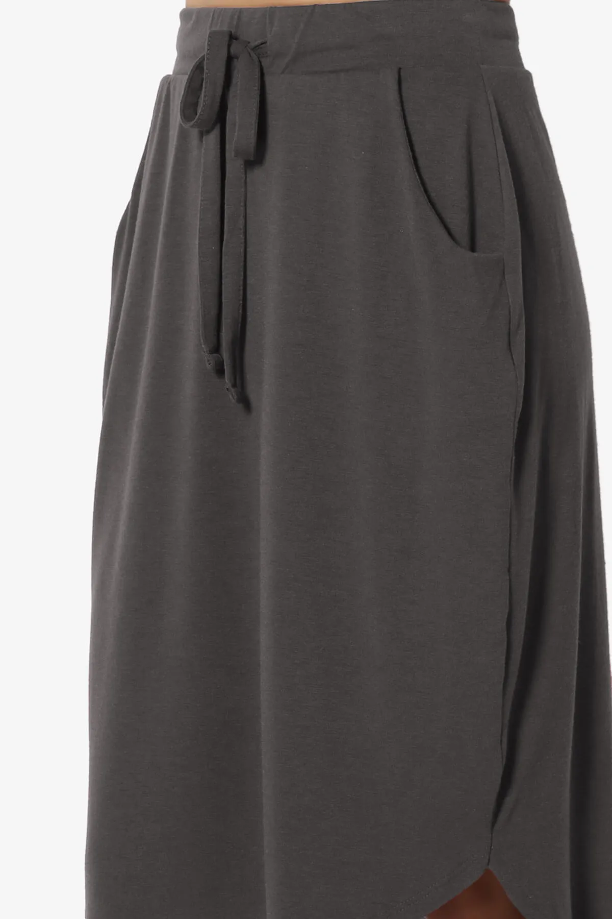 Eclipse Drawstring Midi Skirt