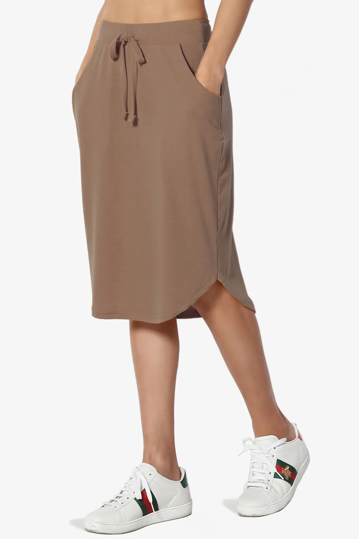 Eclipse Drawstring Midi Skirt