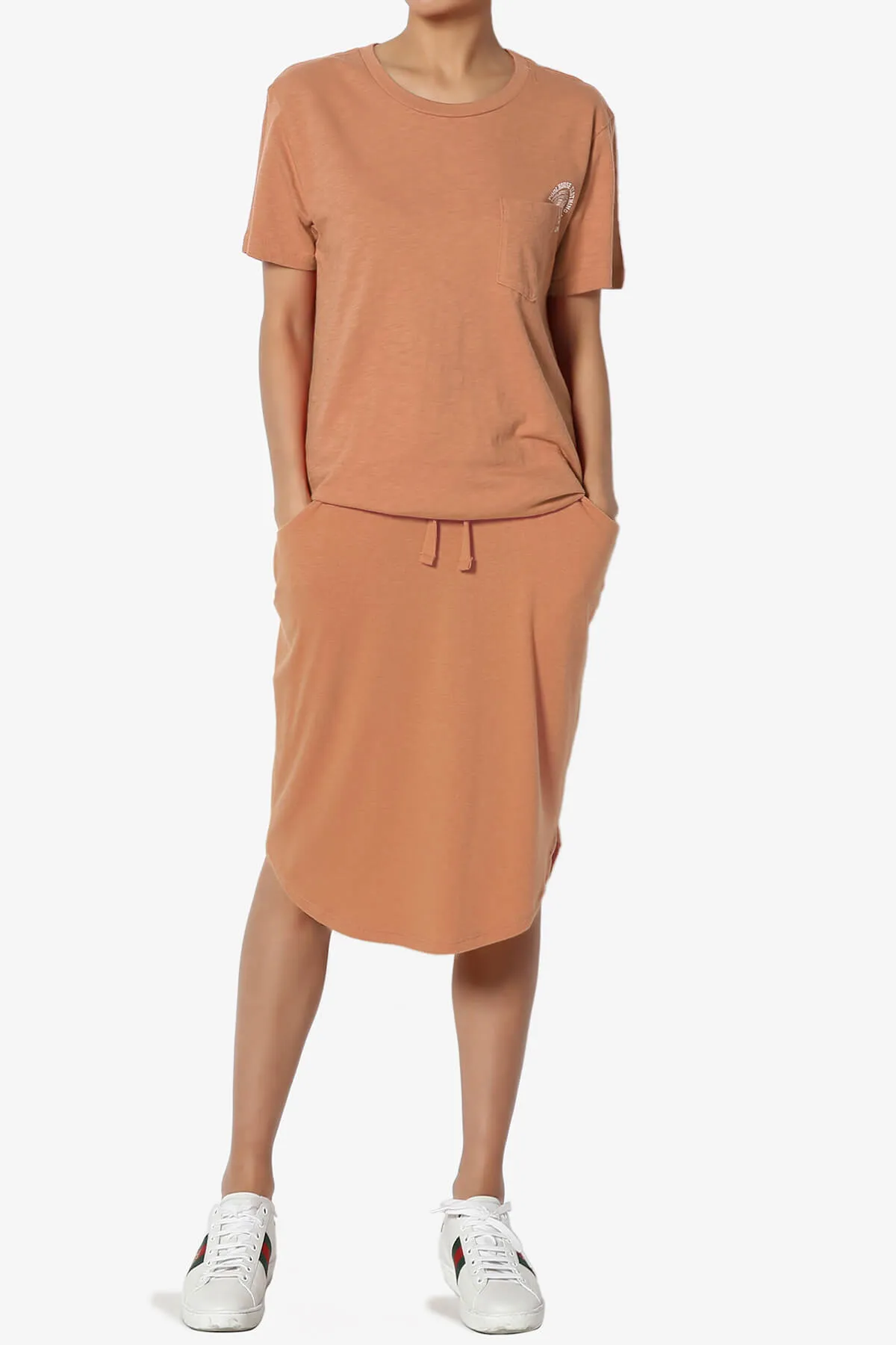 Eclipse Drawstring Midi Skirt