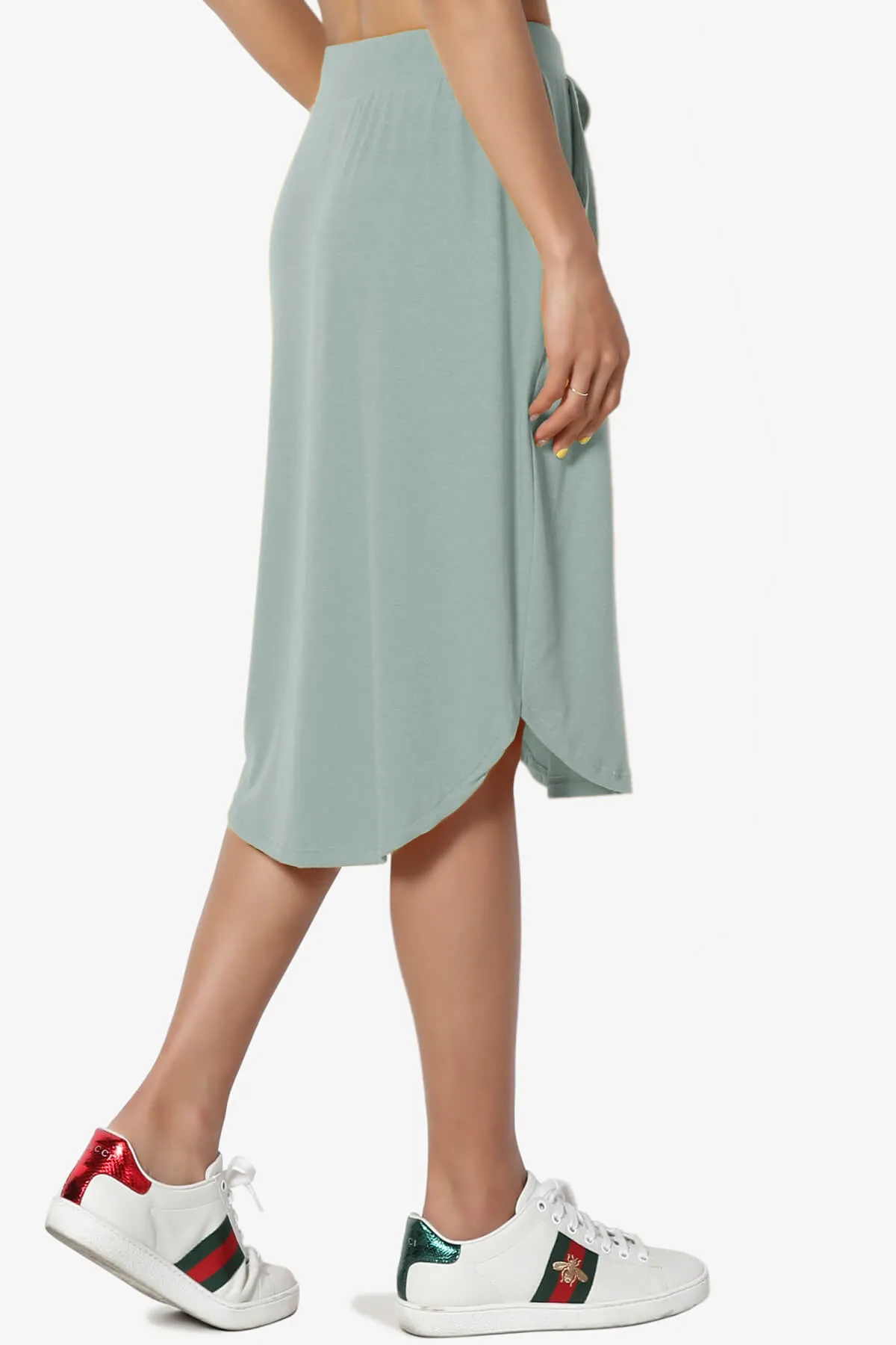 Eclipse Drawstring Midi Skirt