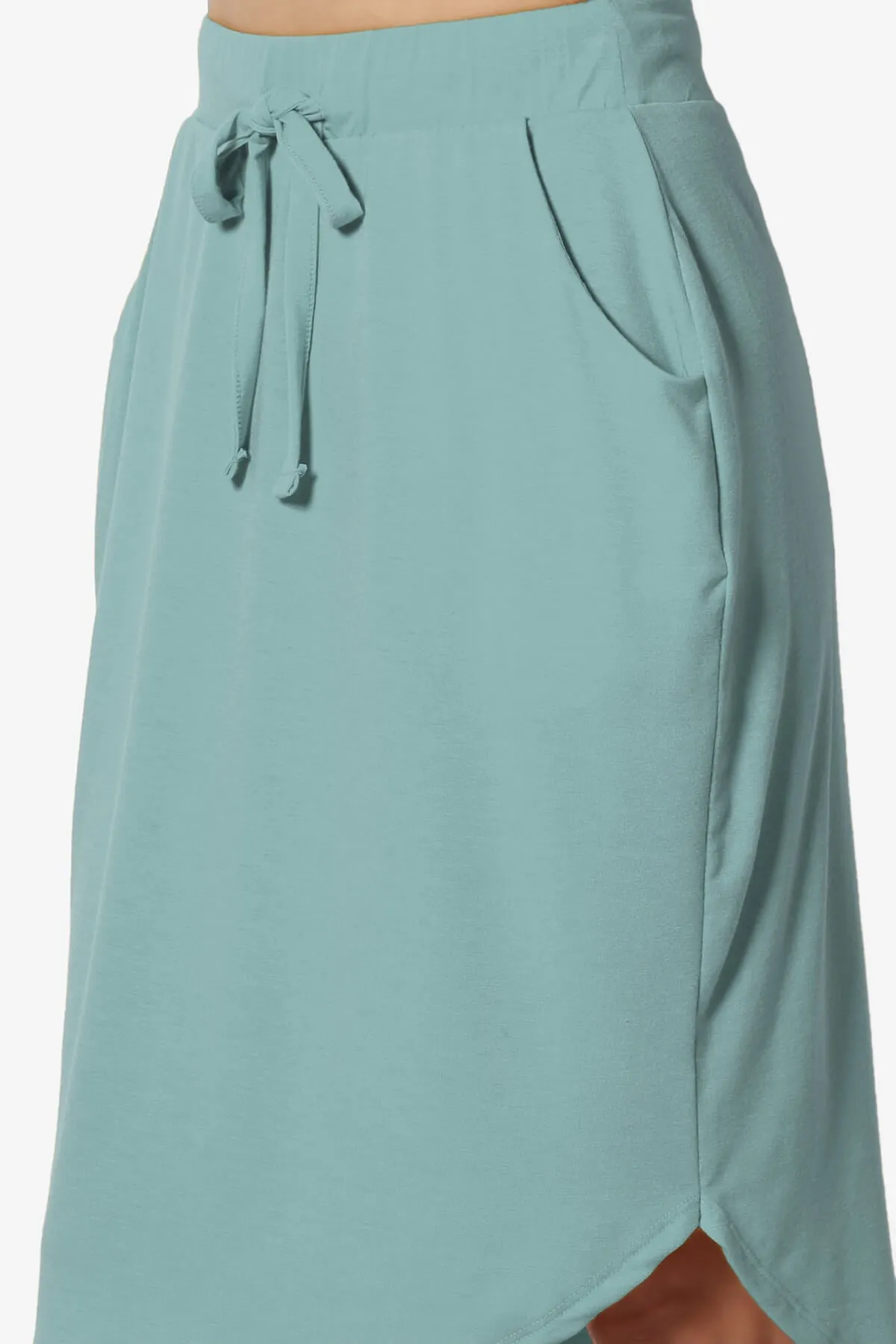 Eclipse Drawstring Midi Skirt