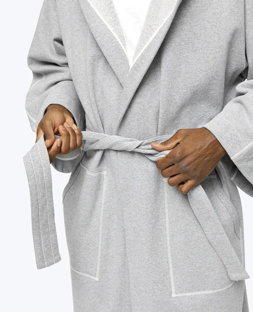 Everlast Hooded Robe Heather Grey