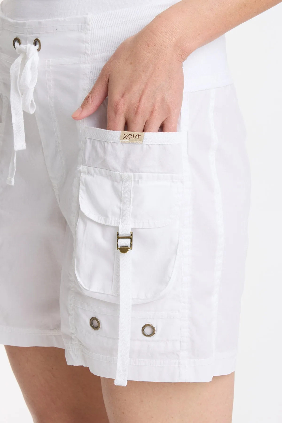 Felix Stretch Poplin Cargo Drawstring Short