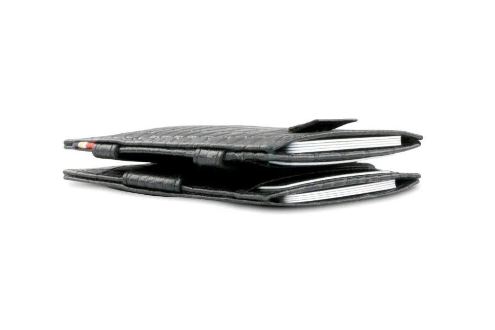 Garzini RFID Leather Magic Wallet Card Sleeves Croco