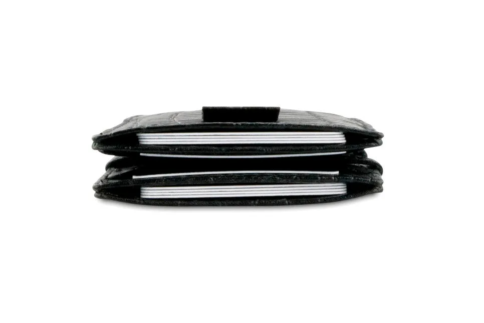 Garzini RFID Leather Magic Wallet Card Sleeves Croco