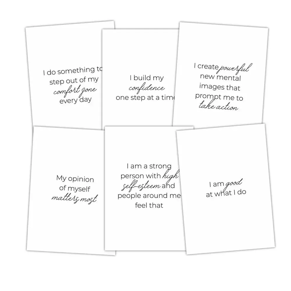 Get Out of Your Comfort Zone Affirmations - PLR Card Deck