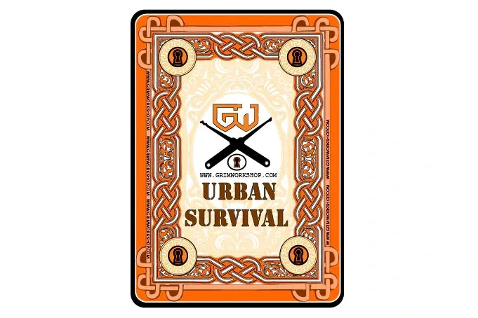 Grim Workshop Survival 54-Card Lockpicking & Urban Survival Deck