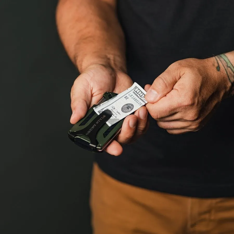 Grunt Style Phantom Wallet - Military Green