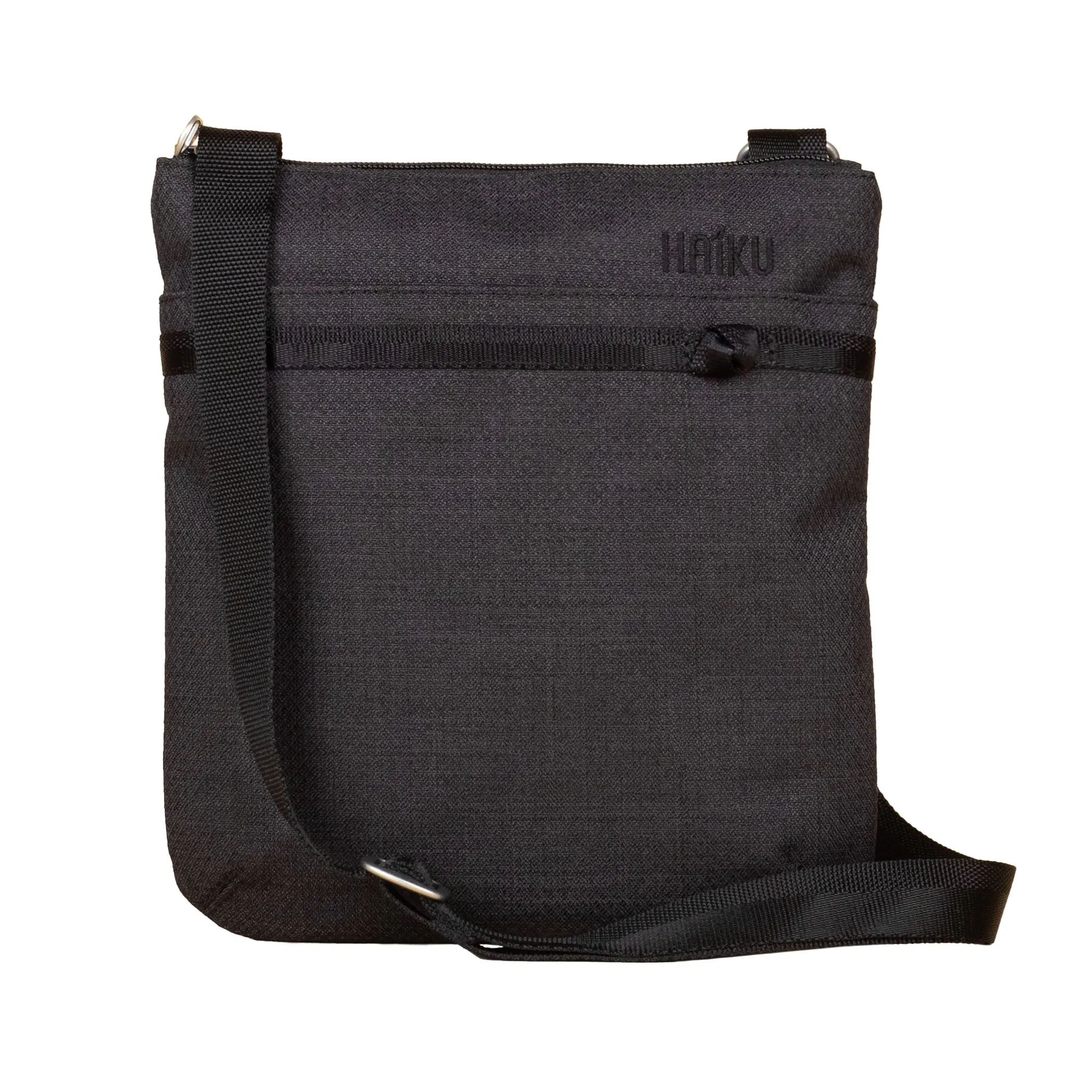 Haiku Revel Crossbody Bag in Stone Gray,  River Rock Blue, Cherry Blossom & Black
