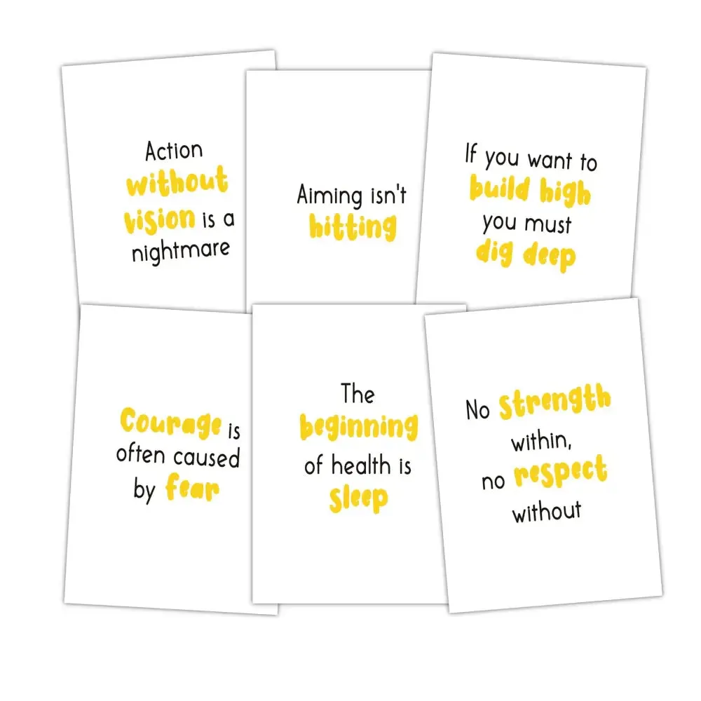 Healthy Mindset Sayings for Kids - PLR Card Deck