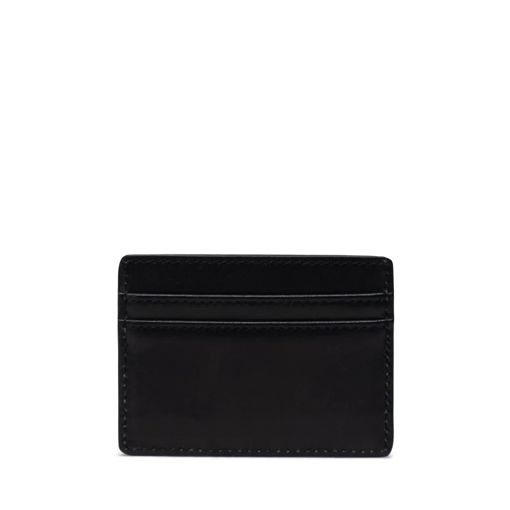 Herschel Charlie Leather Cardholder - Black (RFID)