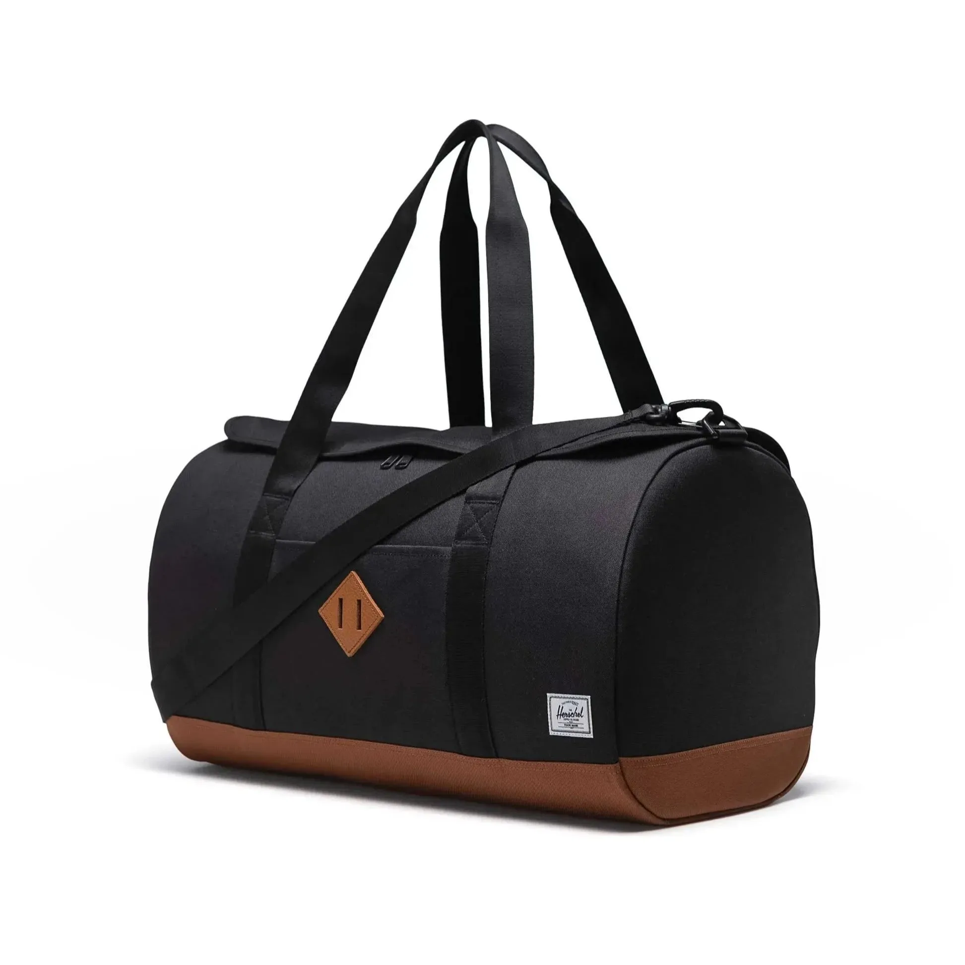 Herschel Heritage Duffle - Black/Saddle