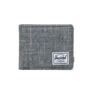 HERSCHEL ROY WALLET - RAVEN CROSSHATCH