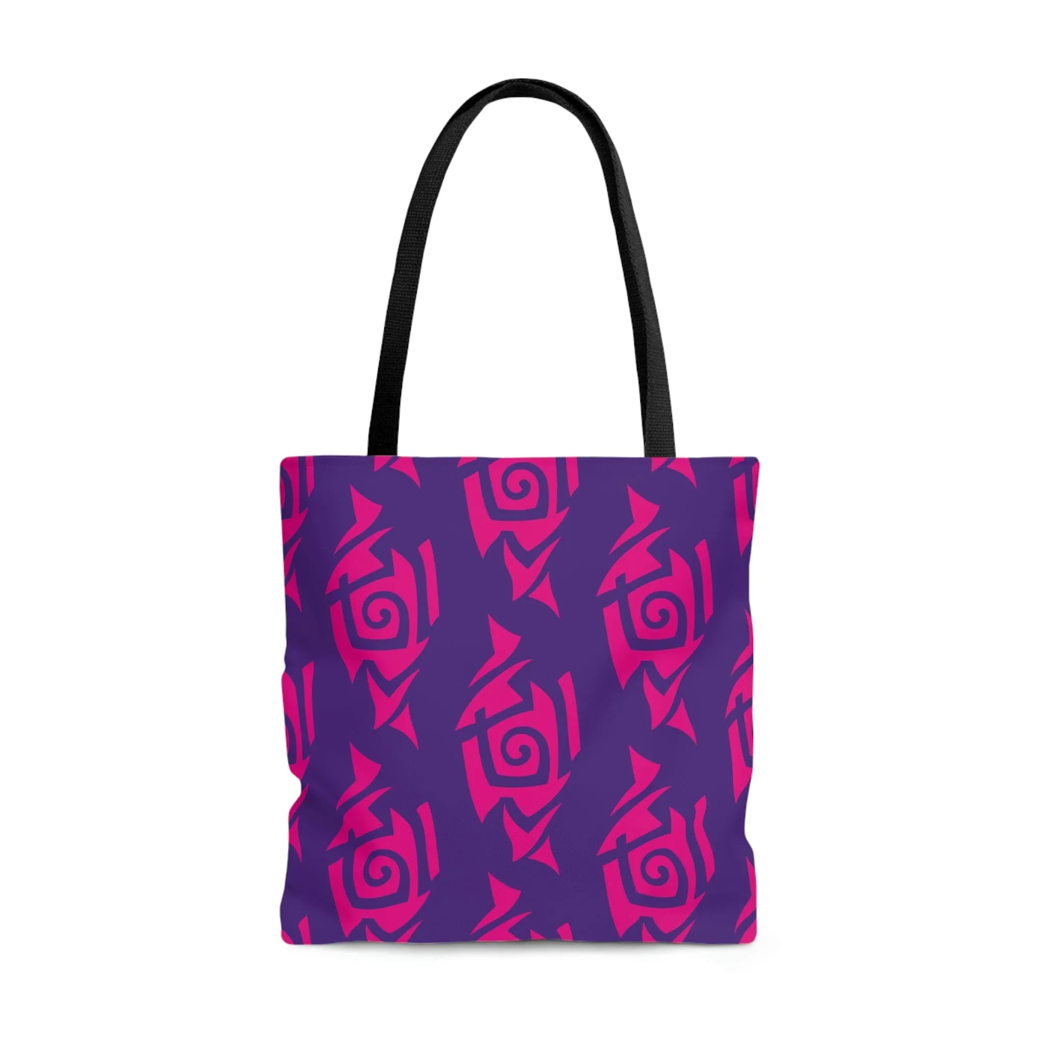 Hot Pink and Purple Tribal Tattoo Tote Bag