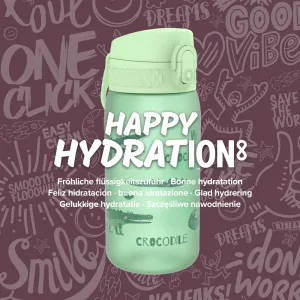 ION8 Pod 400ml BPA Free Water Bottle - Crocodile