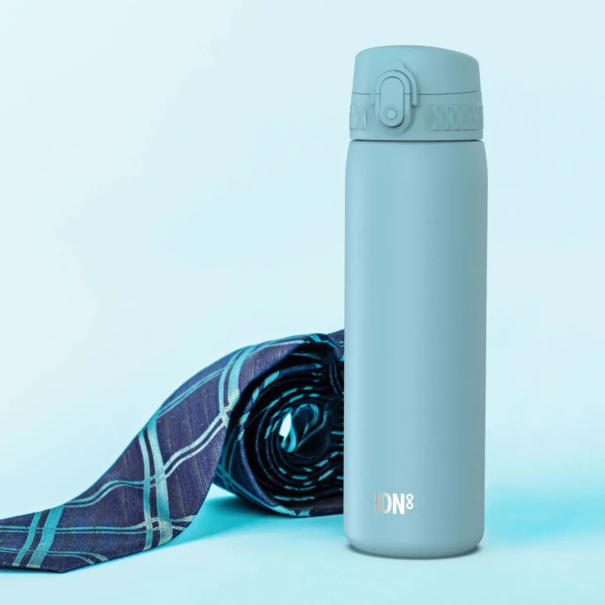 ION8 Slim 600ml Stainless Steel, Water Bottle - Alaskan Blue