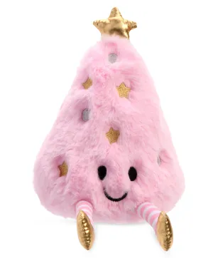 Iscream Sparkly Pink Tree Mini Plush