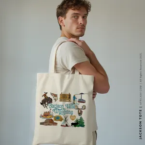 JACKSON | Jacksonhole, Wyoming Canvas Tote